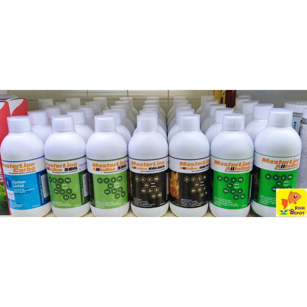 Masterline All in one Fertilizer Red Plant Soil Golden Carbon Shrimp