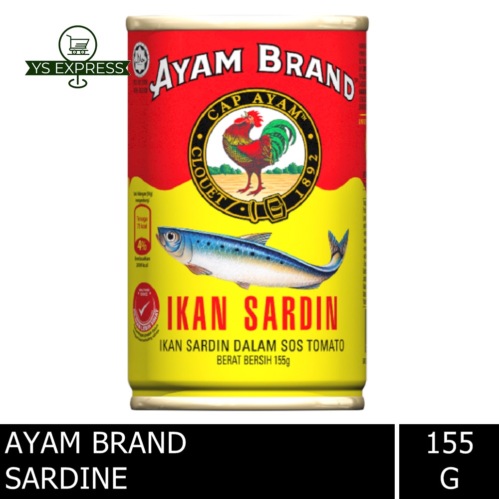 Ayam Brand Sardine In Tomato Sauce G Shopee Malaysia