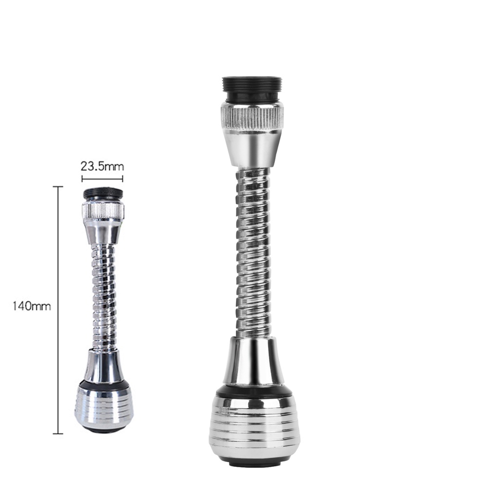 3 Modes Anti Splash Water Saving Faucet Aerator 360 Degree Swivel