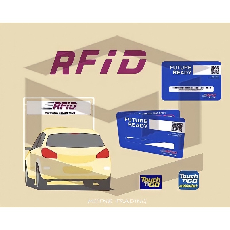 ‼️RAYA SALES‼️ Ready Stock RFID Touch ‘n Go Self-fitment (DIY) RFID Tag ...