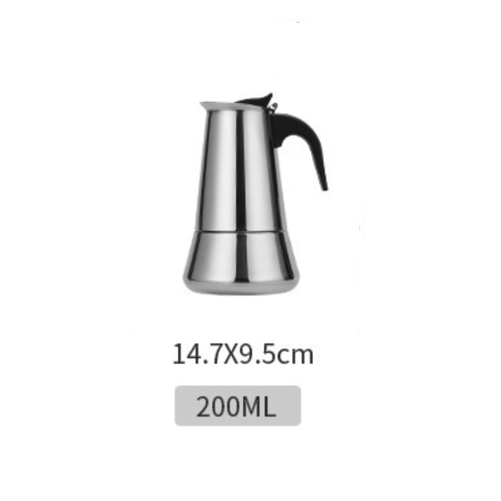 Stainless Steel Coffee Pot Italian Moka Pot Espresso Coffee Maker Cafe