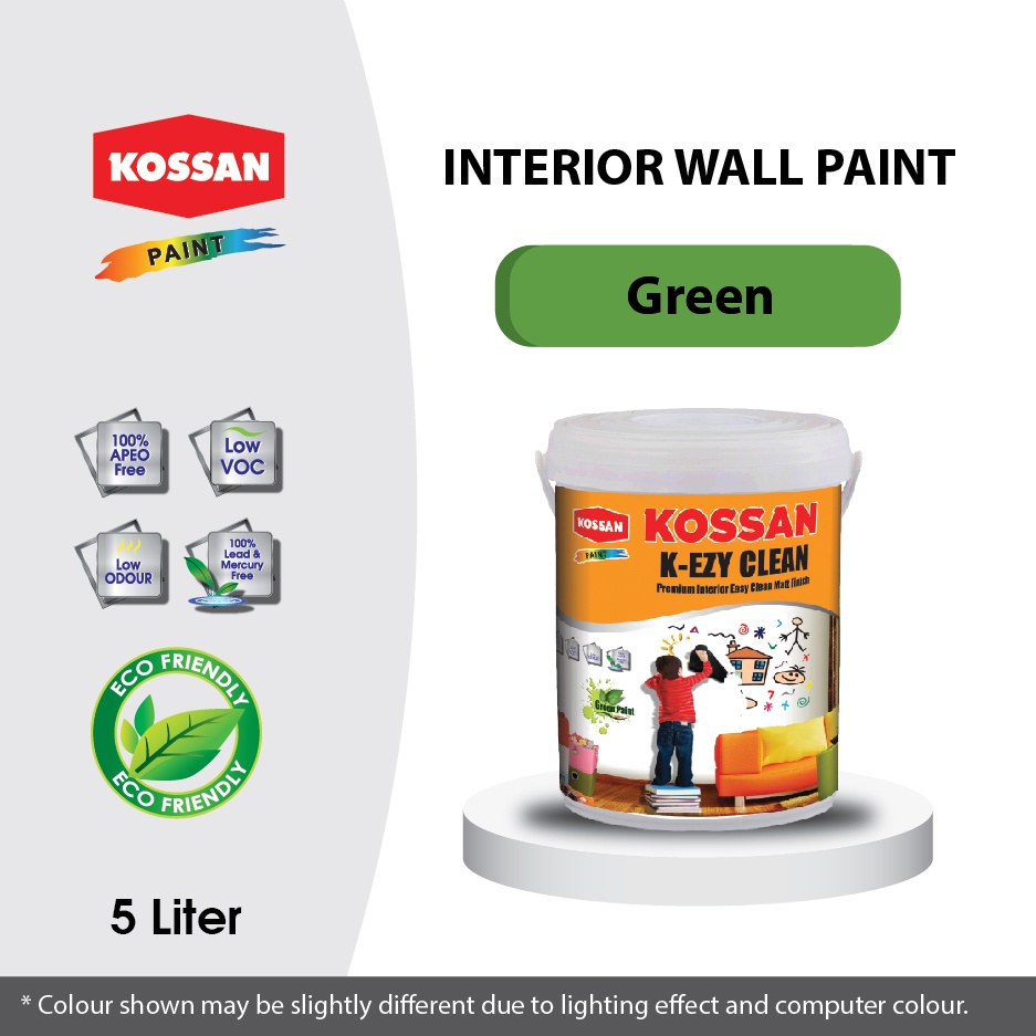 5L Kossan K-ezy Green Colour Series K-eazy Clean Eco Interior Wall