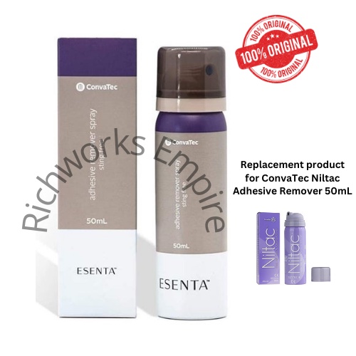 [NEW PACKAGING] ConvaTec ESENTA/ Niltac Adhesive Remover Spray Sting