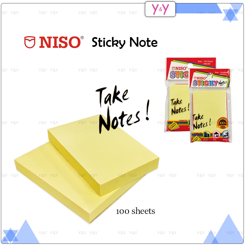 Niso Sticky Note / Memo Pad / Notepad / Sticky Notes / Memo Sticker