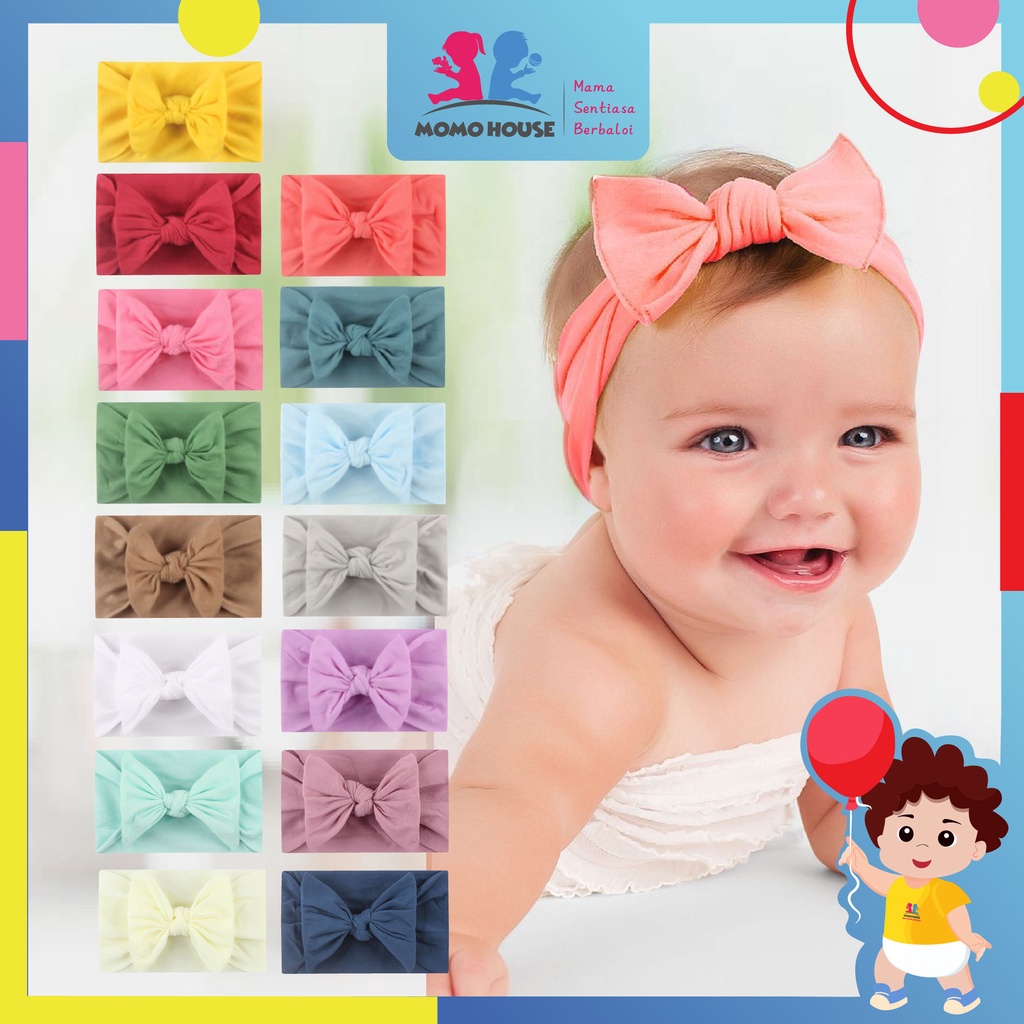 Baby Headband Cute Ribbon Newborn Baby Girls Elastic Hair Bands Soft