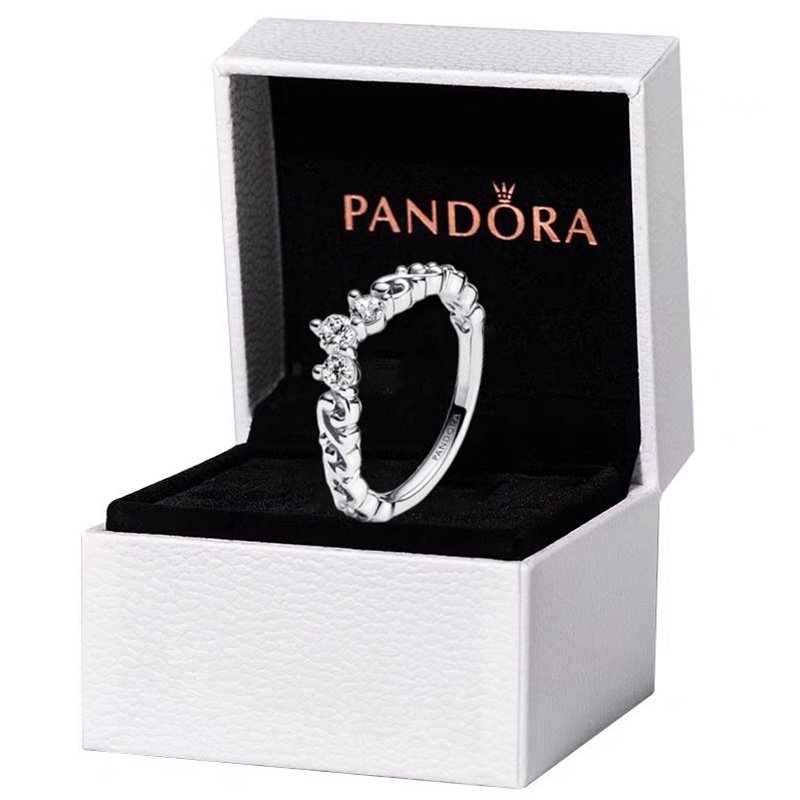 Pandora Crown Ring Promise Ring 925 Silver Woman Engagement Wedding