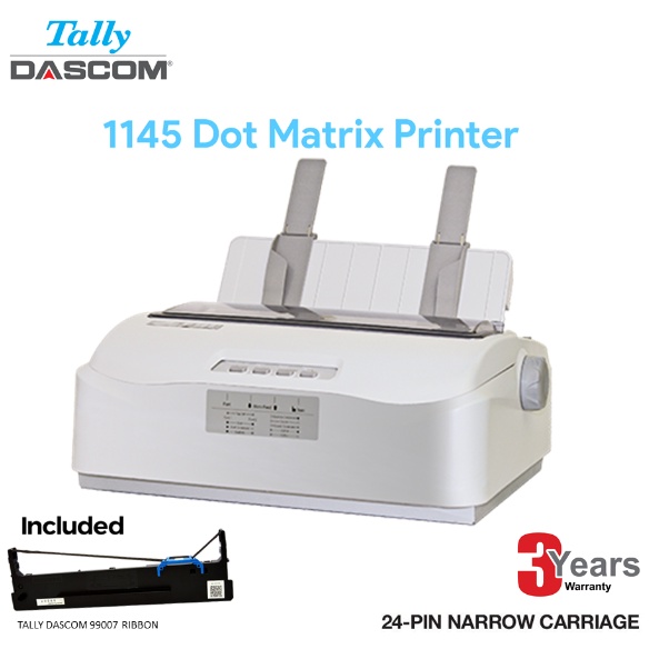 Tally Dascom Dot Matrix Printer 1145 80-Column 24 Pins Printer 1+6 ...