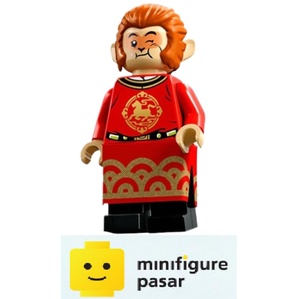 LEGO Monkie Kid Monkey King Minifigure White Mask Animal Stripes 80054 mk138
