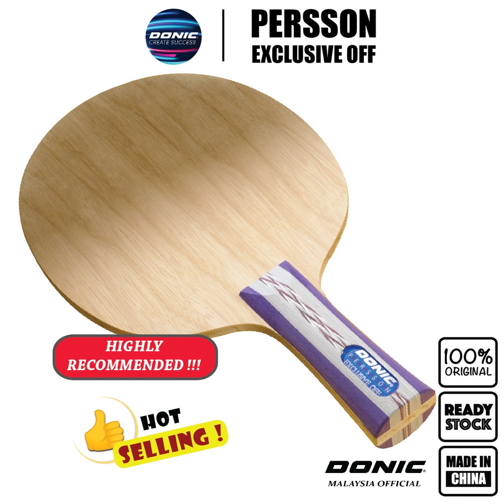 Donic Persson Exclusive Off Fast Topspin Table Tennis Blade Shopee