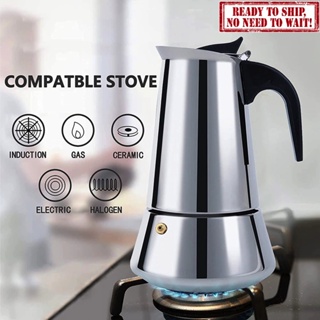 Stovetop Espresso Maker Moka Pot - 600ml Percolator Italian Coffee Machine  Maker, Stainless Steel Espresso Pot Full Bodied Coffee Stove Top Classic  Cafe Maker 