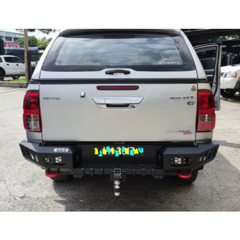 HG rear step bar REVO heavy duty complete with 2pc u red shackle tanker ...