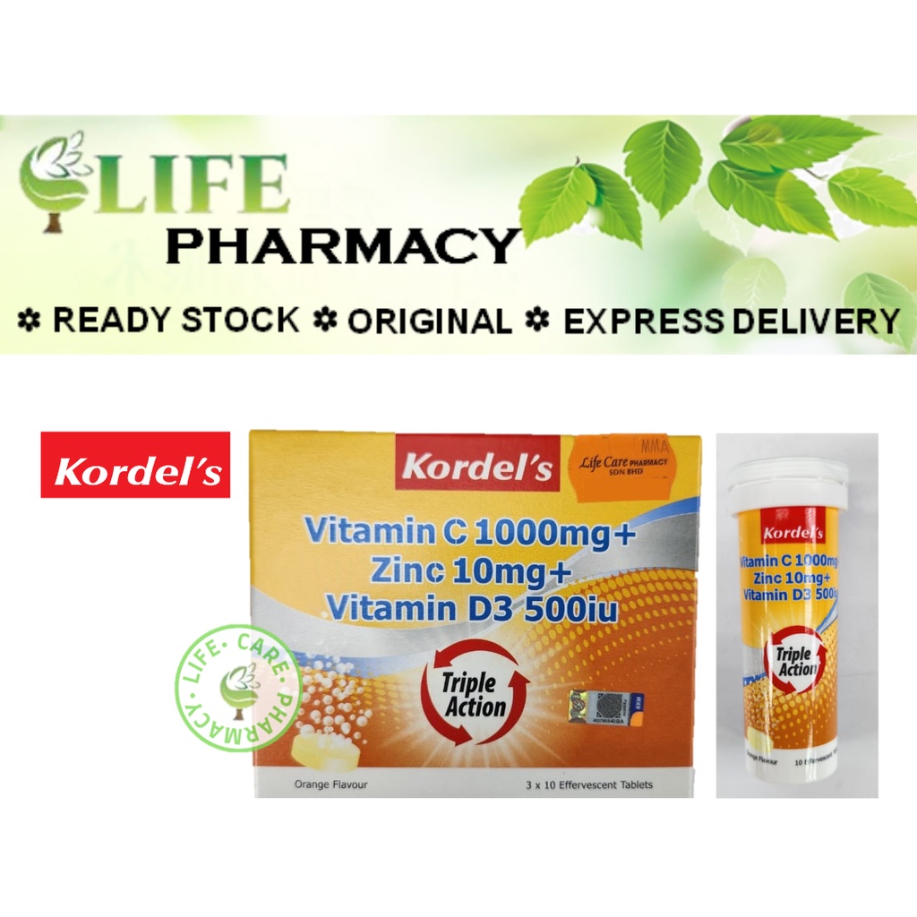 Kordel's / Kordels TRIPLE ACTION VITAMIN C, VITAMIN D3, ZINC Orange
