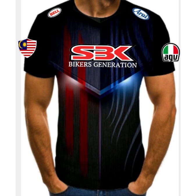 Tshirt superbike SBK BIKER GENERATION (tempahan PRE ODER) | Shopee Malaysia