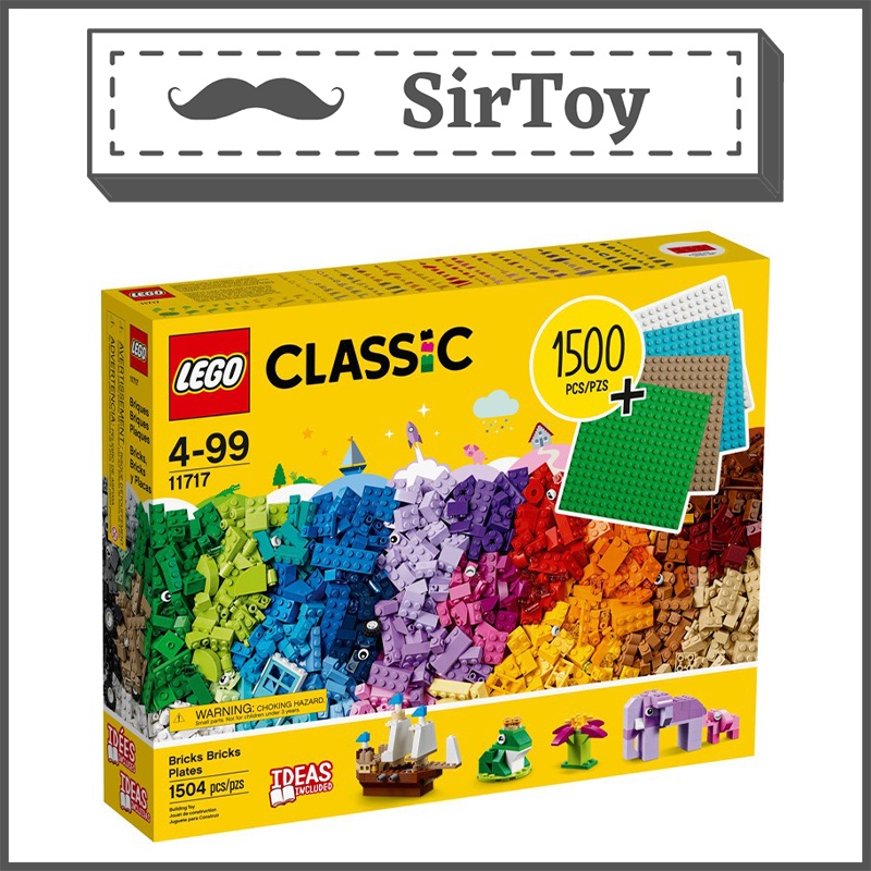 LEGO Classic 11717 Bricks Bricks Plates (1504 Pieces) | Shopee Malaysia