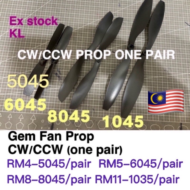 RC PROPELLER CW/CCW Pair | Shopee Malaysia