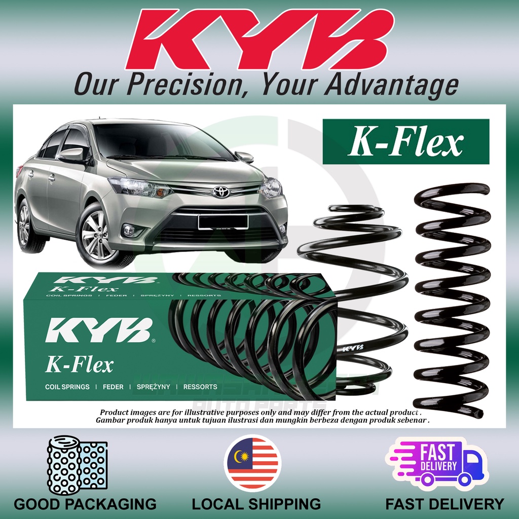 Toyota Vios NCP150 Front / Rear Coil Spring Heavy Duty Kayaba KYB K ...
