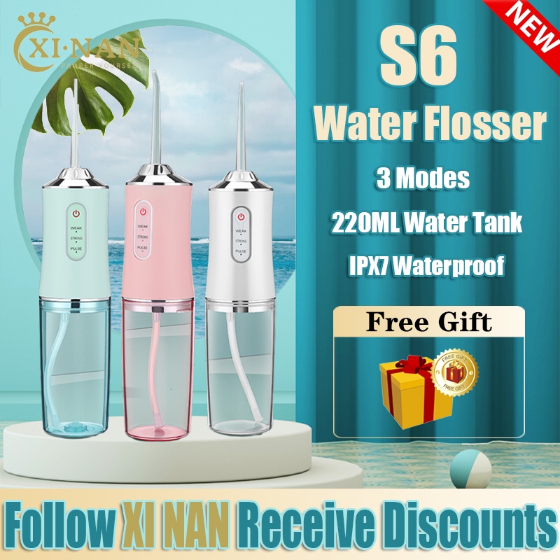 XI NAN S6 Oral irrigator Water floss Electric Tooth cleaning Healthy