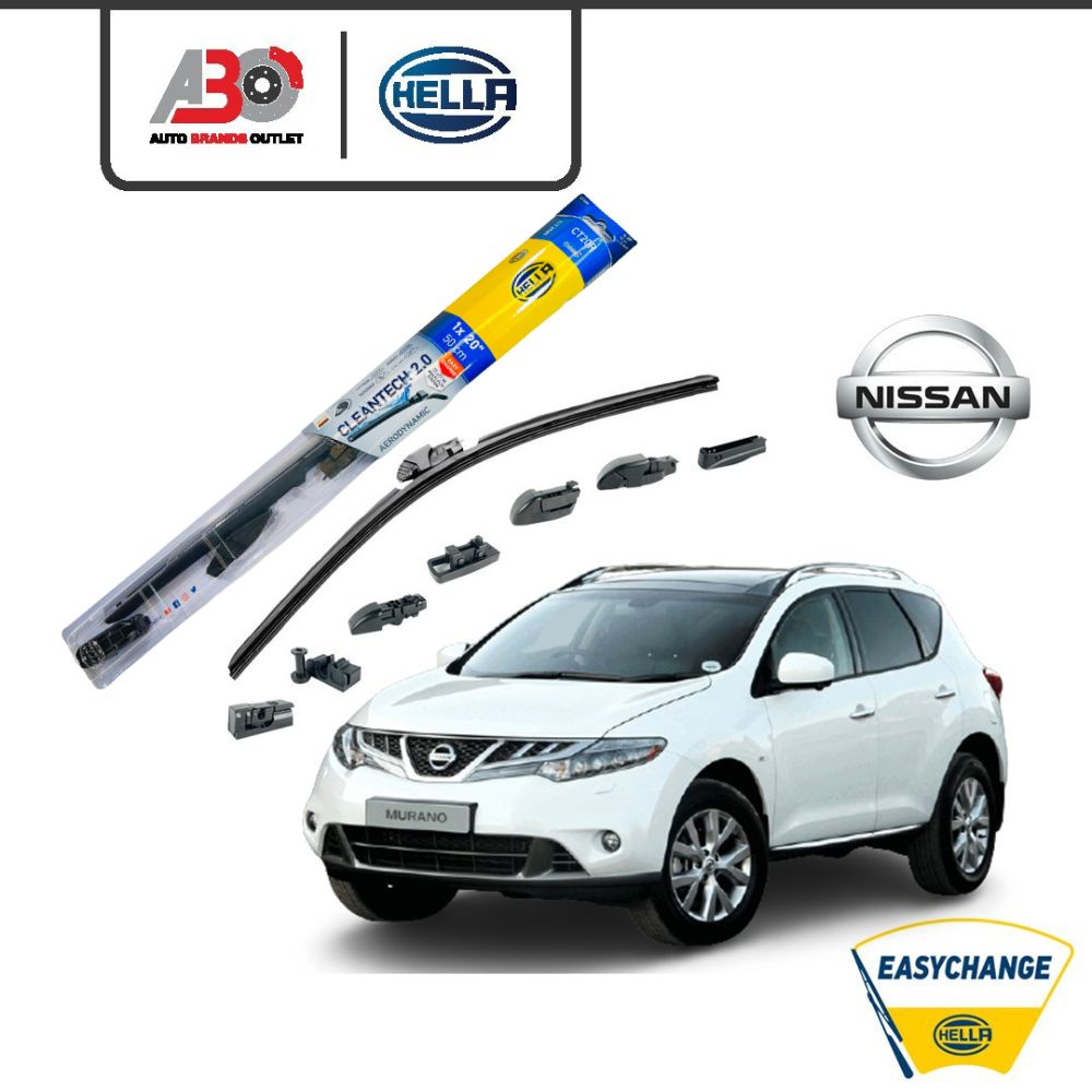 HELLA Nanotechnology Wiper Blades Set For Nissan Murano All Gen