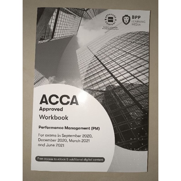 ACCA Approved Workbook - Performance Management (PM) | Shopee Malaysia