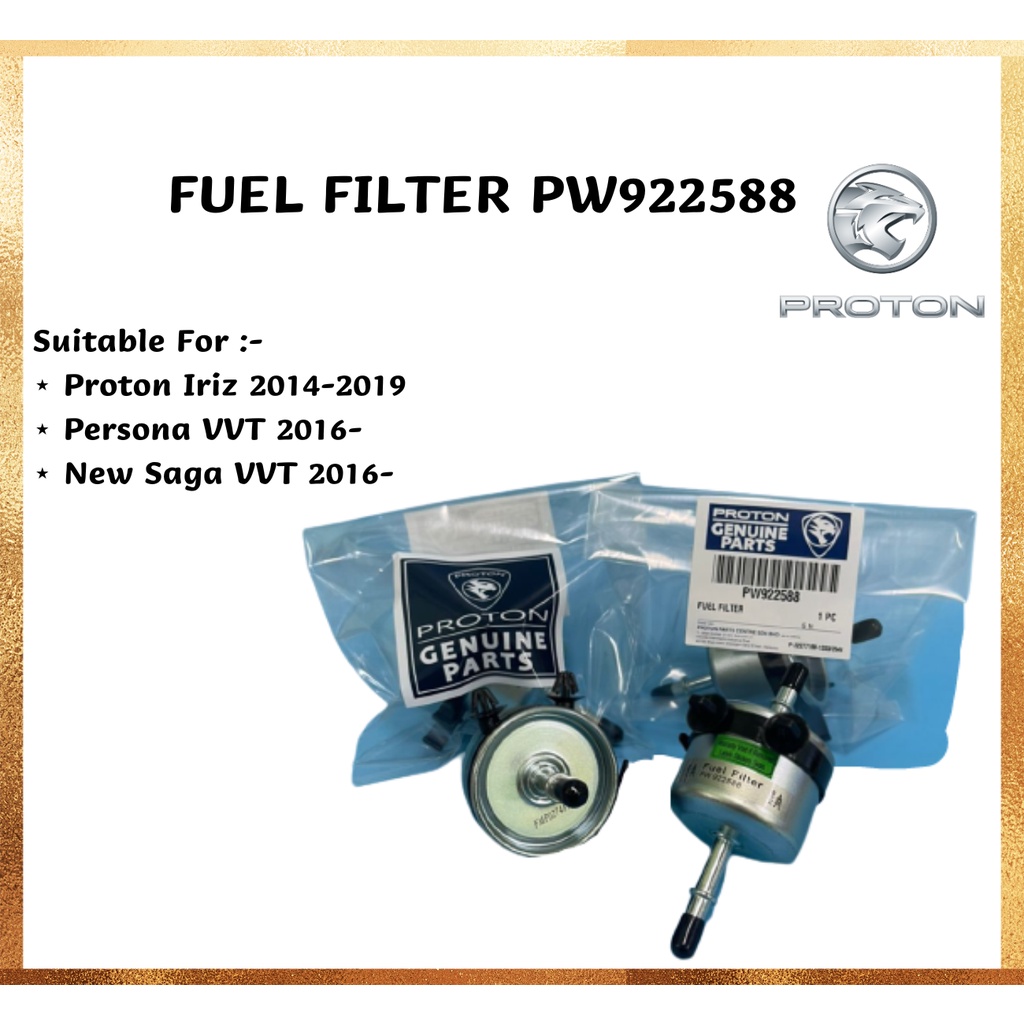 Genuine Part Fuel Filter PW922588 Proton Iriz, Saga VVT, Persona VVT Shopee Malaysia