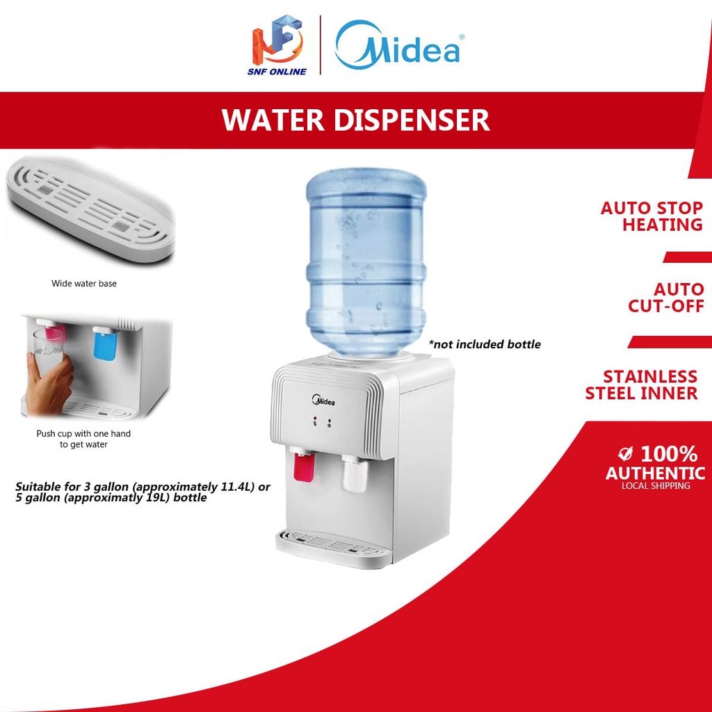 Midea Water Dispenser Without Bottle YR1539T Shopee Malaysia