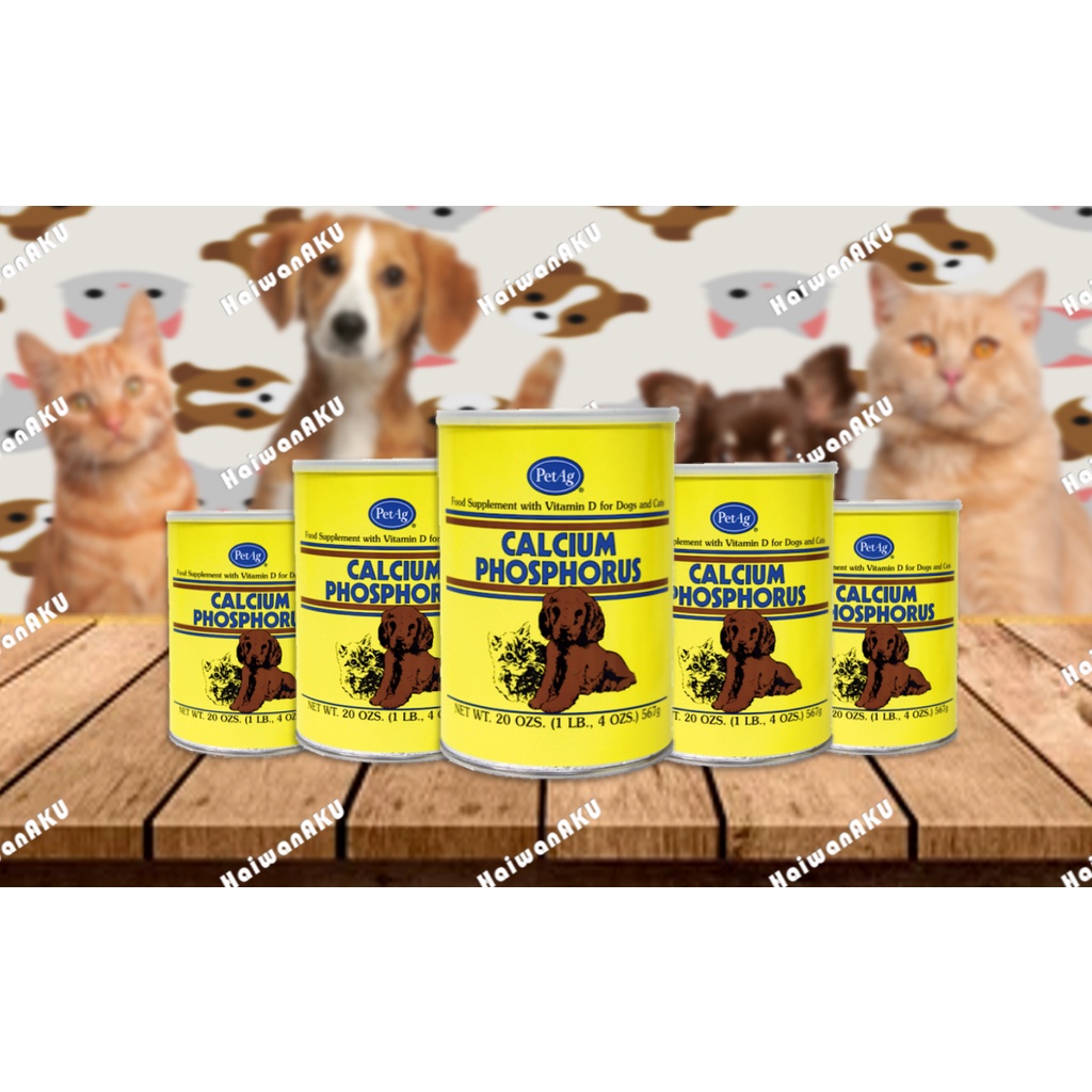 PetAg Calcium Phosphorus Powder / Dogs Cats Kittens Puppy Calcium