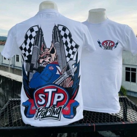 TSHIRT STP RACING | PREMIUM PRINT TANAM SILKSCREEN | Shopee Malaysia