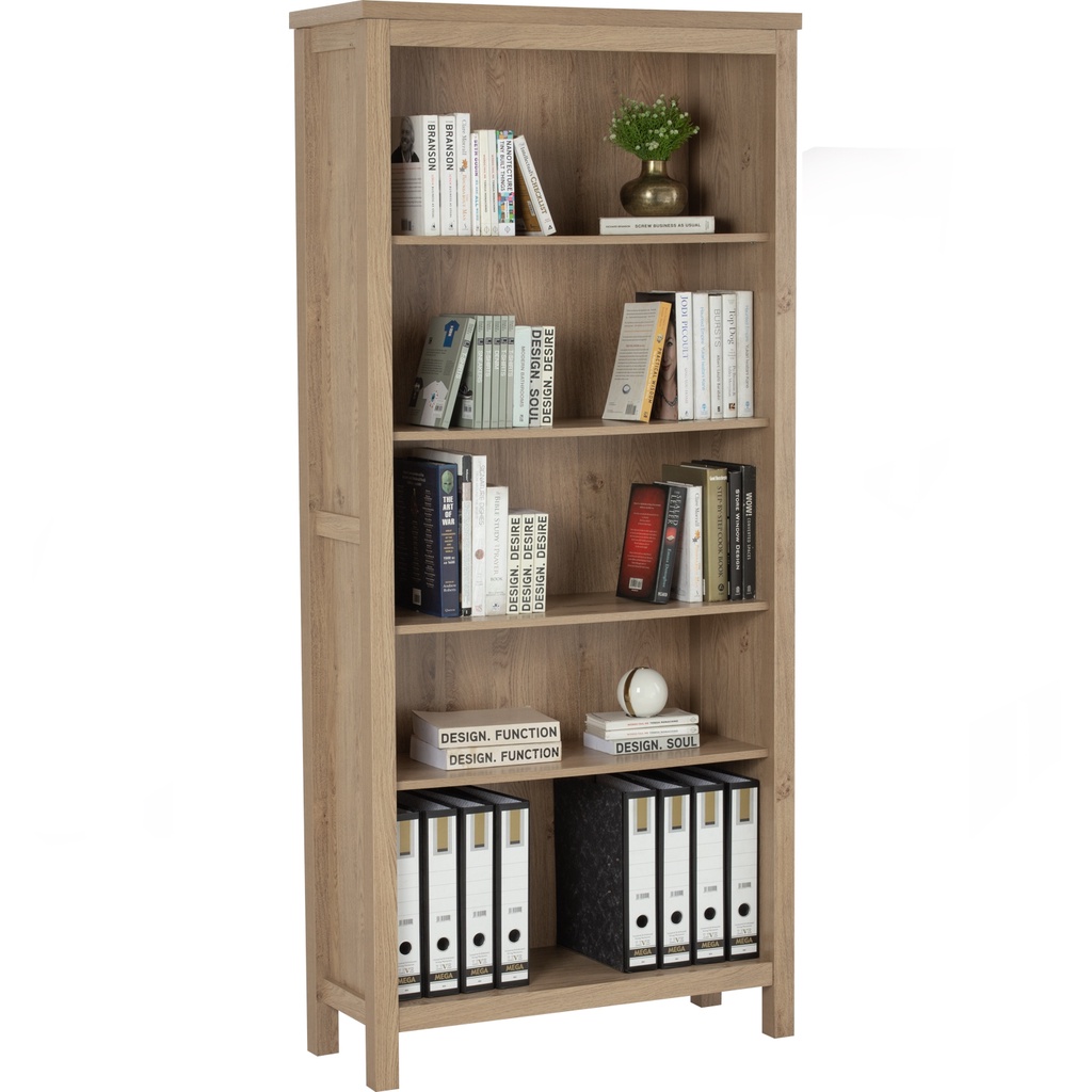Furniture Direct RHODES 196cm BookcaseOak Shopee Malaysia