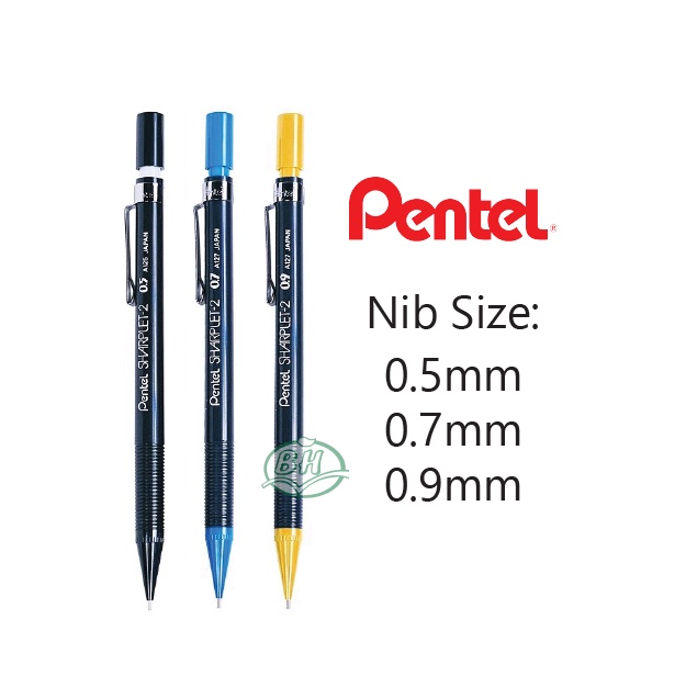 Pentel 0.5/0.7/0.9mm A125 A127 A129 E Sharplet 2 Mechanical Pencil