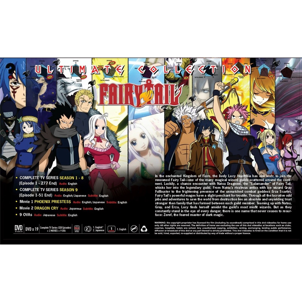 Fairy tail ova disque english