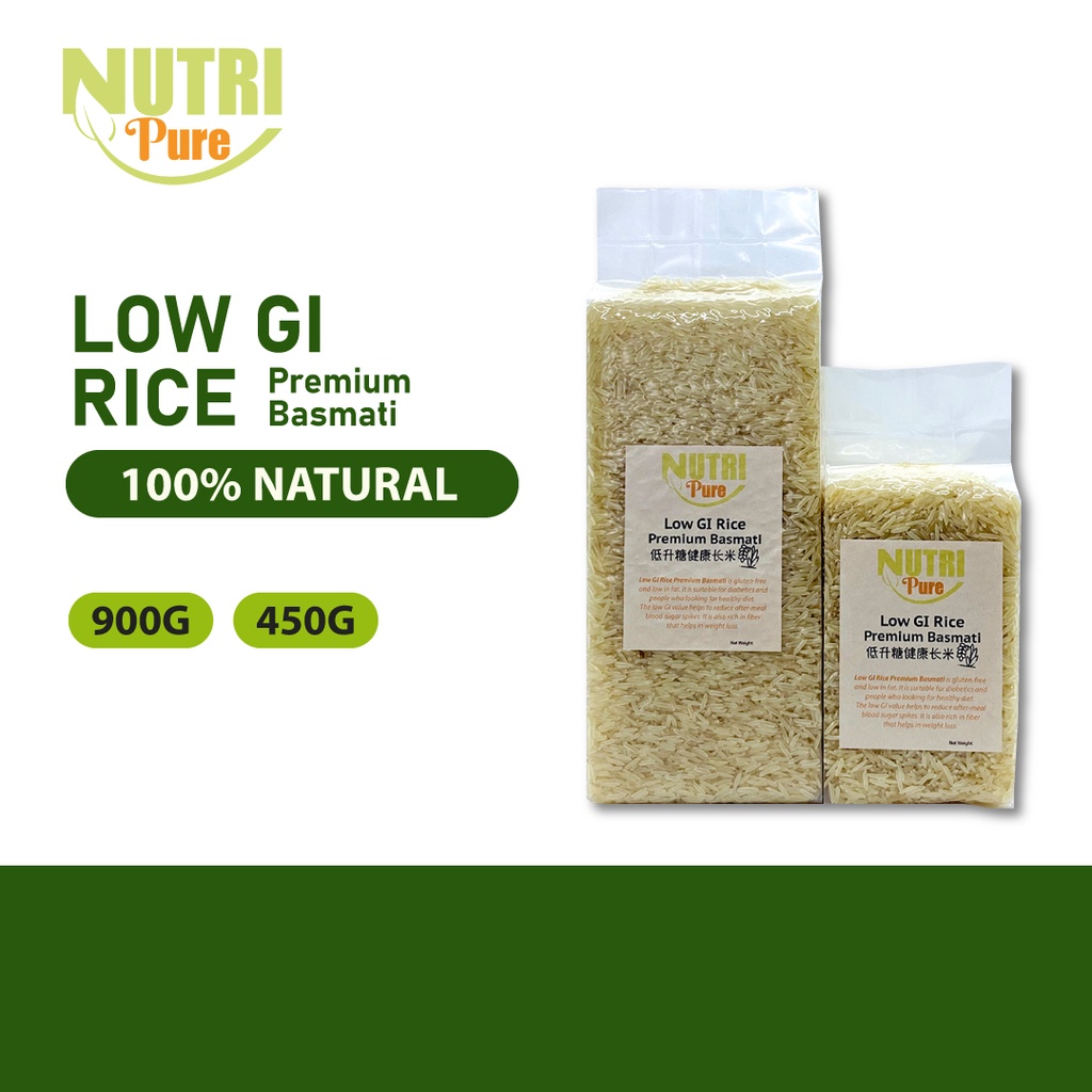 Nutri Pure Low GI Rice (Premium Basmati) Beras Basmati GI Rendah