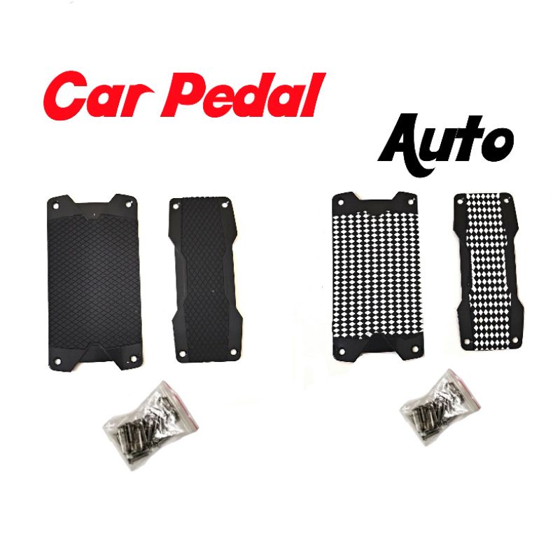 Universal Car Brake Pedal Kit Accelerator Clutch Brake Pedal Cover Kit