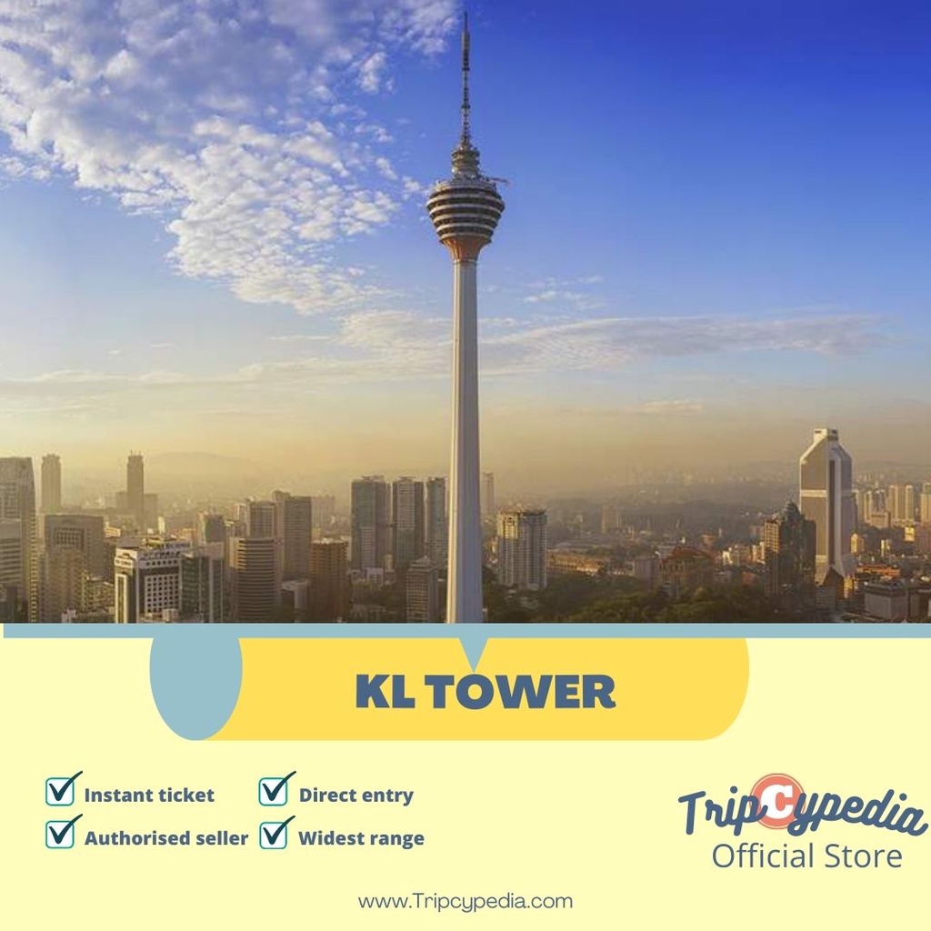[PROMO] Kuala Lumpur Malaysian KL Tower Admission Ticket (Sky Deck+Sky