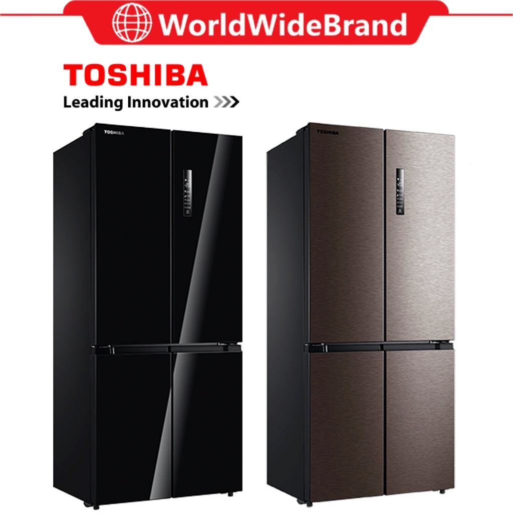 Toshiba Multi Door Dual Inverter Refrigerator (556L) GR-RF610WE-PMY (37 ...