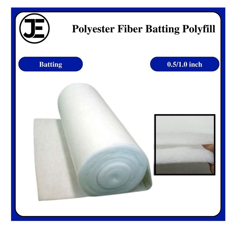 (1 QUANTITY= 1 METER) Polyester Fiber Batting Polyfill (80" X 0.5" / 1.0") Shopee Malaysia