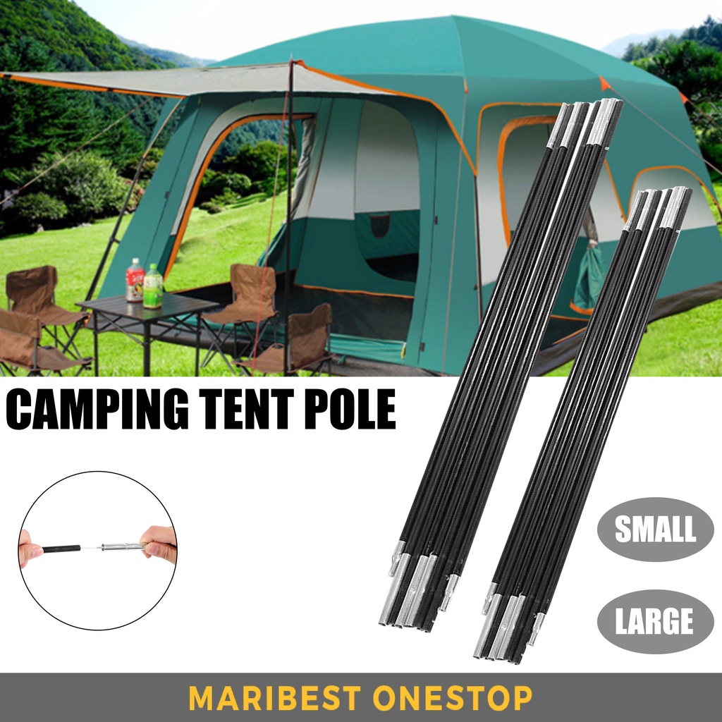 Tent Poles Rod Tent Pole Replacement Fiberglass Tent Pole Camping Tent ...
