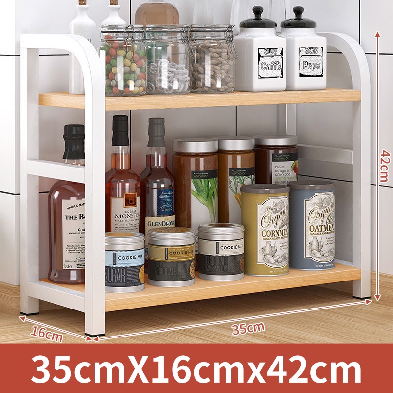 Multifunction Kitchen Spice Rack Seasoning Storage Rak Stainless Steel ...