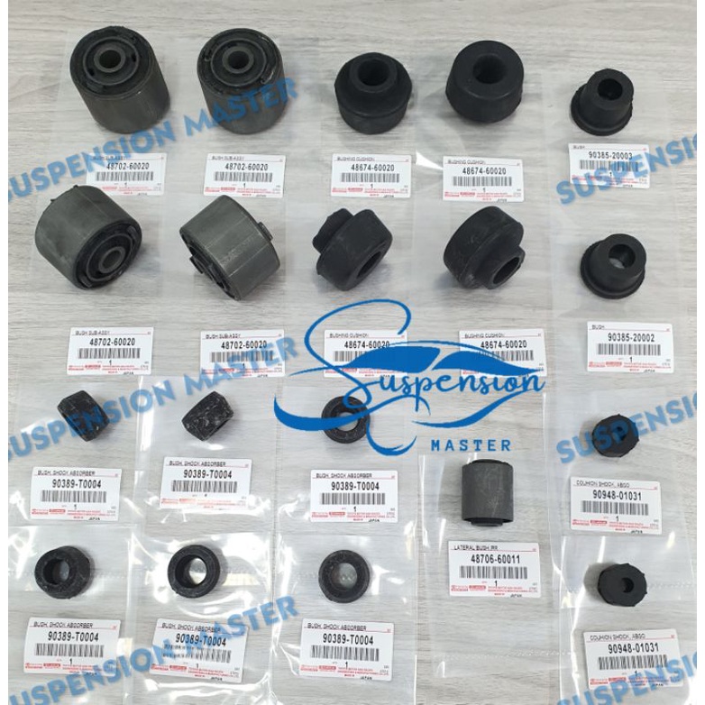 19 IN 1 SET - REAR LEADING ARM BUSH/CUSHION/SHOCK ABSORBER BUSH/LATERAL ...