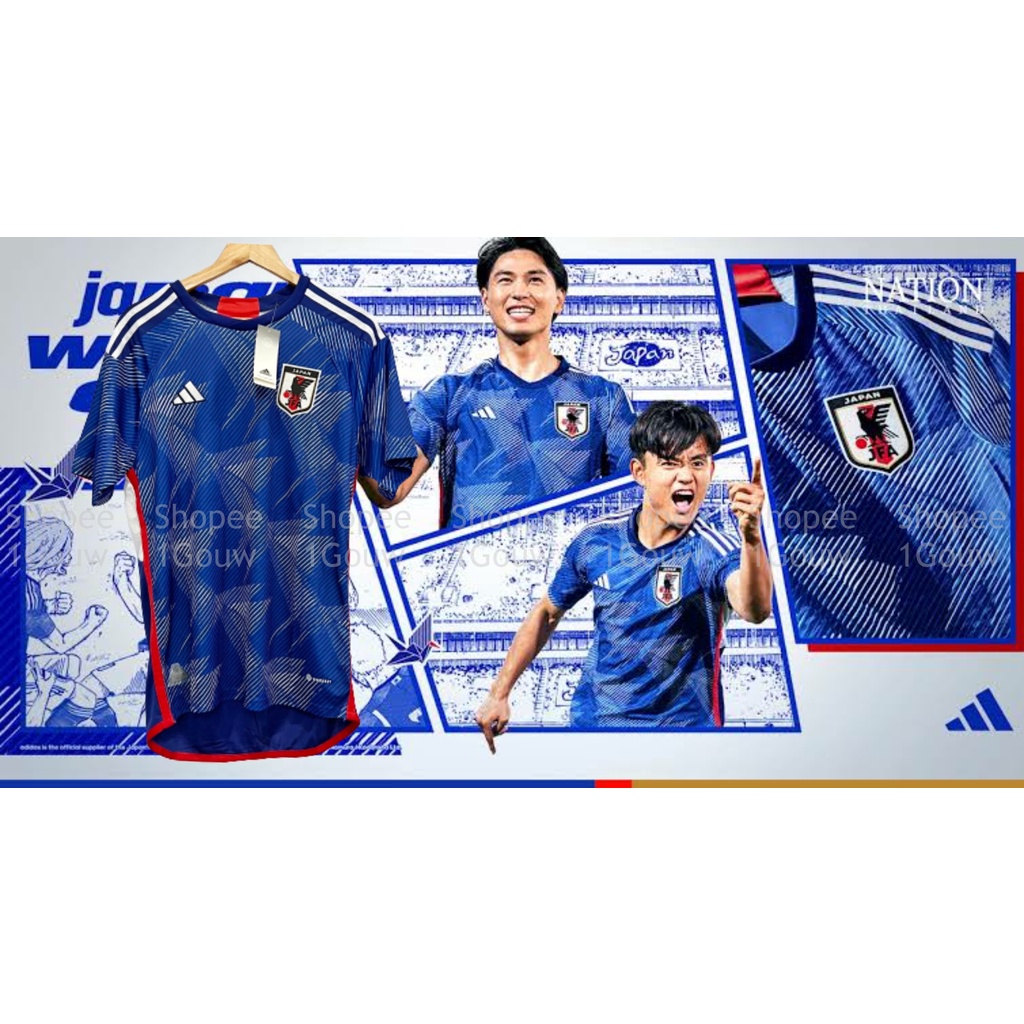 Jersey Japan Home Japan Home World Cup 2022 Grade Ori Shopee Malaysia