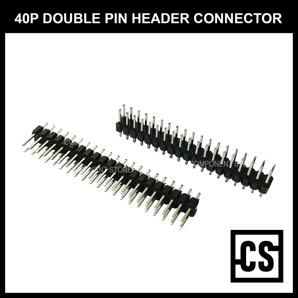 2 54mm 2 X 40 Pin Header Double Row Male PCB Board Pin Header Connector 