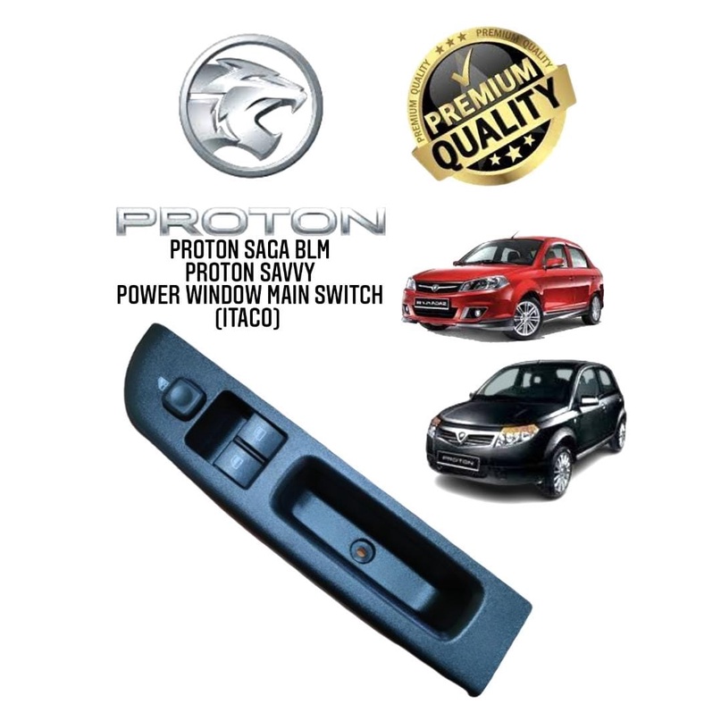 Proton Saga BLM Savvy Power Window Master Main Switch Tingkap Cermin Pintu Suis Original 2