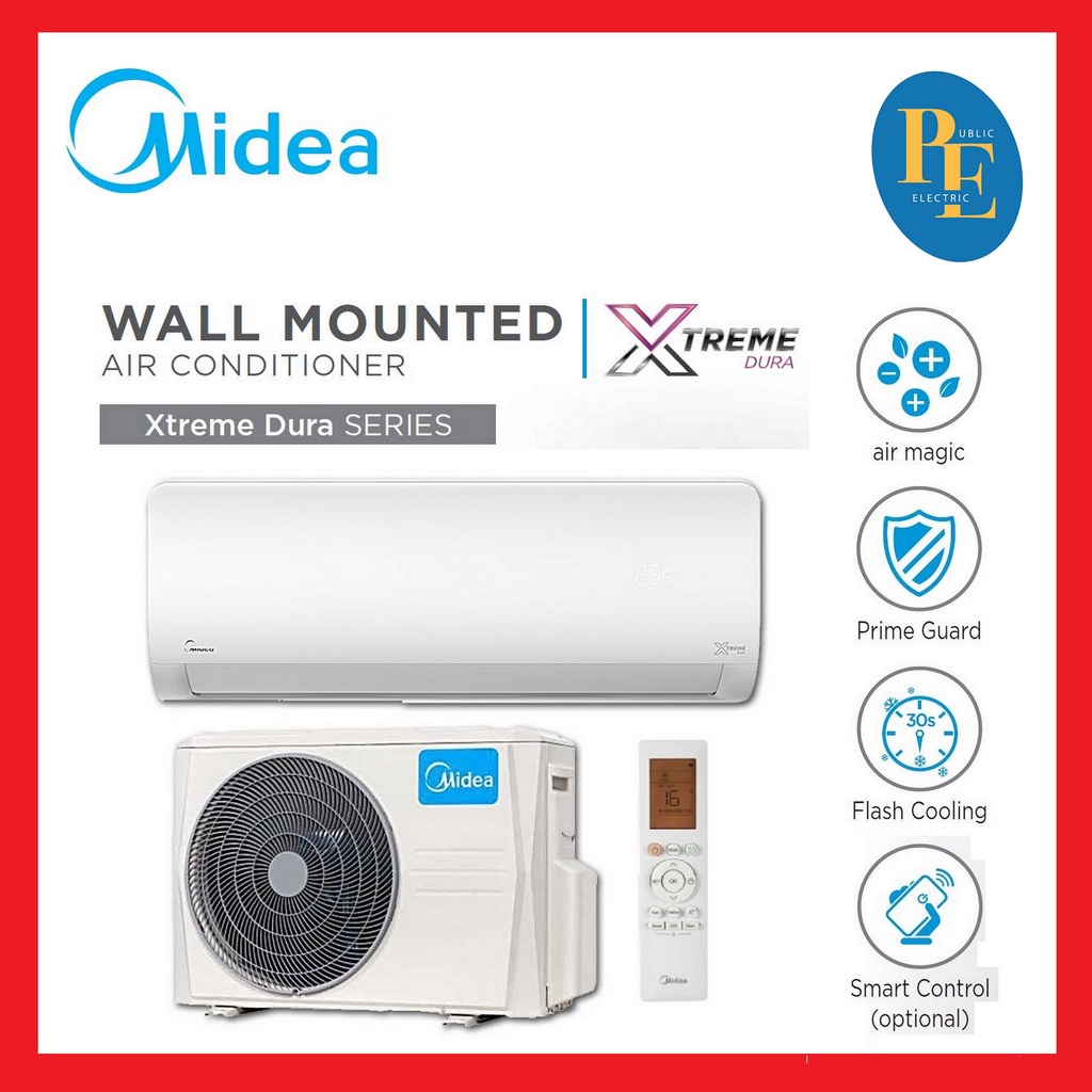 midea-1-0hp-xtreme-dura-non-inverter-wall-mounted-split-air-conditioner