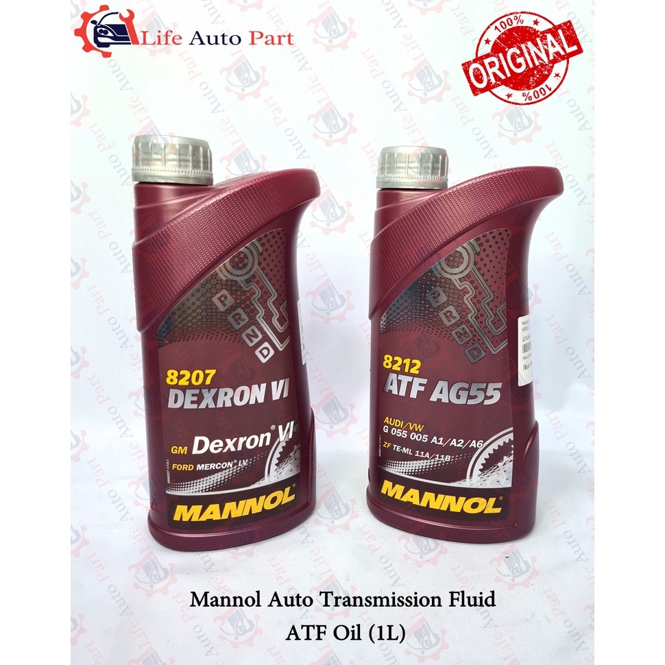 Mannol Auto Gear Oil ATF AG55 / Mannol ATF DEXRON VI / Mannol ATF AG60 ...