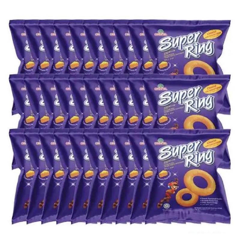 [14G X 30 PACKS] ORIENTAL SUPER RING REAL CHEESE [HALAL] | Shopee Malaysia