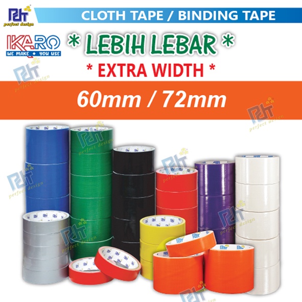 Cloth Tape / Binding Tape 60mm/72mm *EXTRA WIDTH*7y +- | Shopee Malaysia