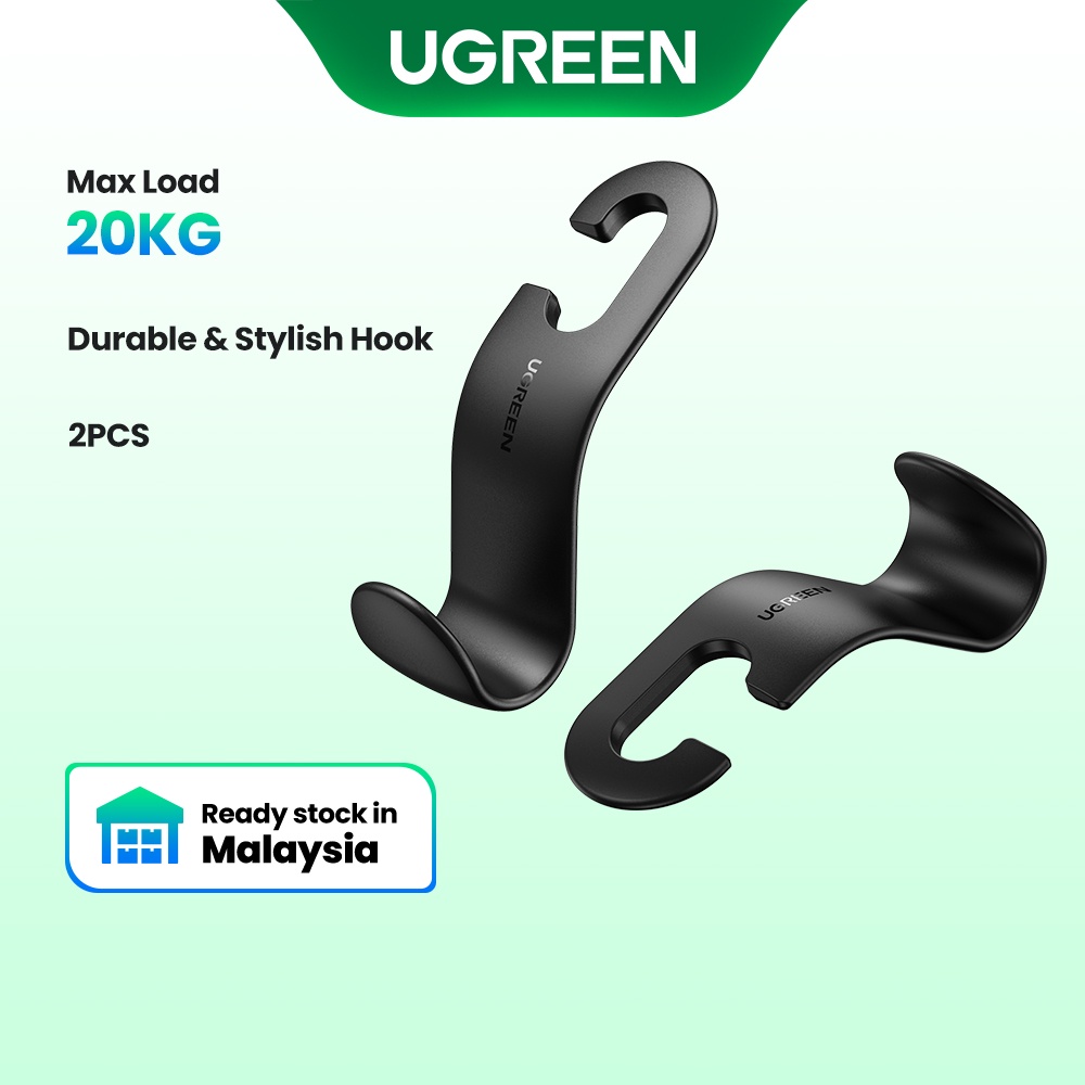 Ugreen Pcs Car Back Seat Headrest Hanger Hooks Shopee Malaysia