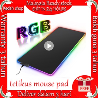 Malaysia Ready stock】rgb mouse pad gaming anime large worldwide