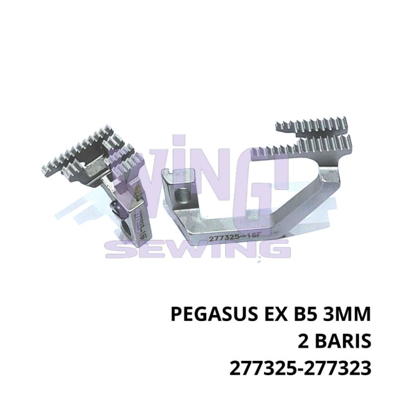 MESIN 277325 277323 Pegasus EX Teeth Thread 5 3MM 2 Rows Overlock ...