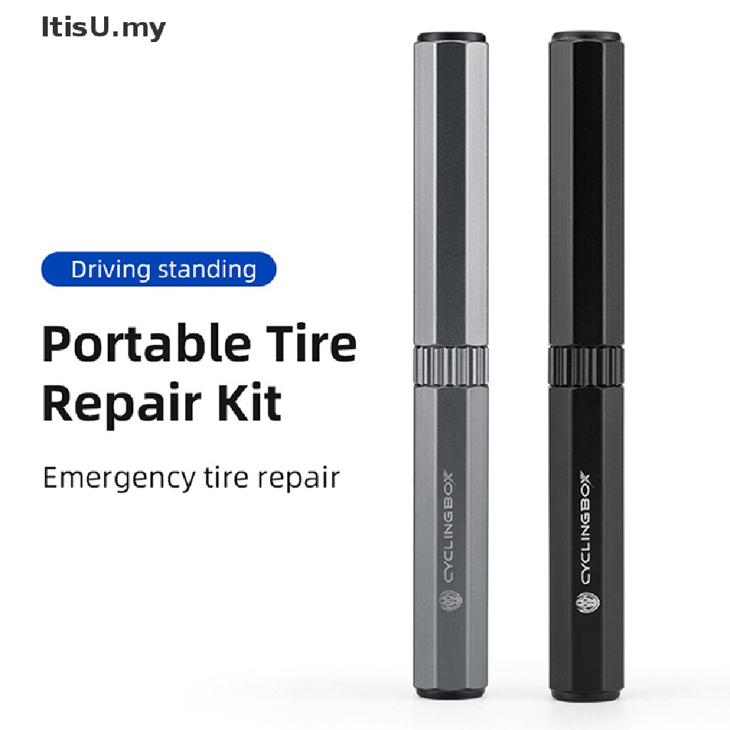 [ItisU] Mini Bicycle Tubeless Tire Repair Tool Kit Road Bike Tyre Plug Repair Tool [MY] Shopee