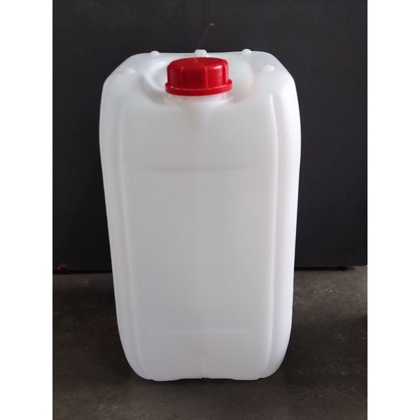 [New] Bottle/Tong 20 Liter ++ HDPE Nature White Thick Jerry Can Plastic